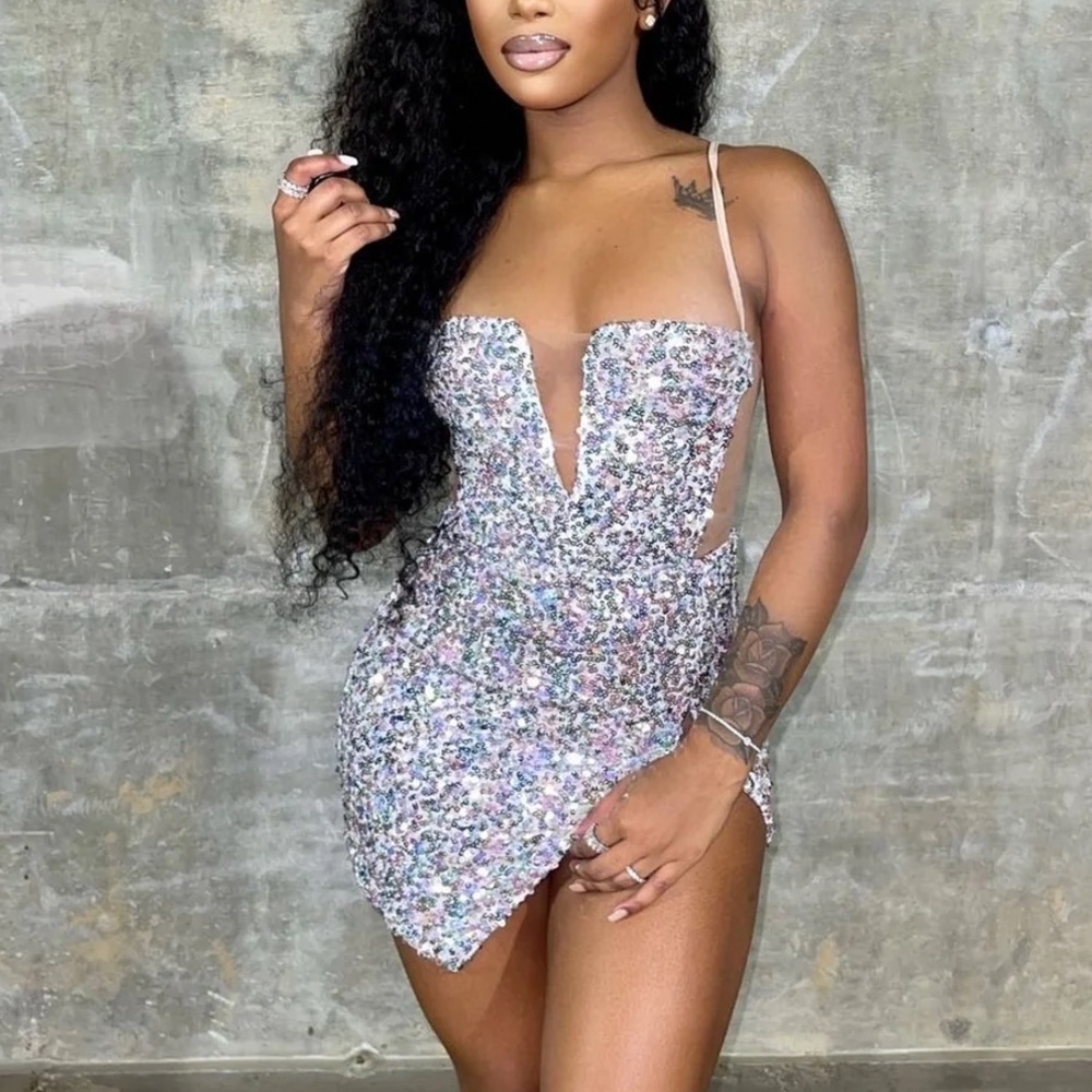 Glamorous Sequin Mini Dress